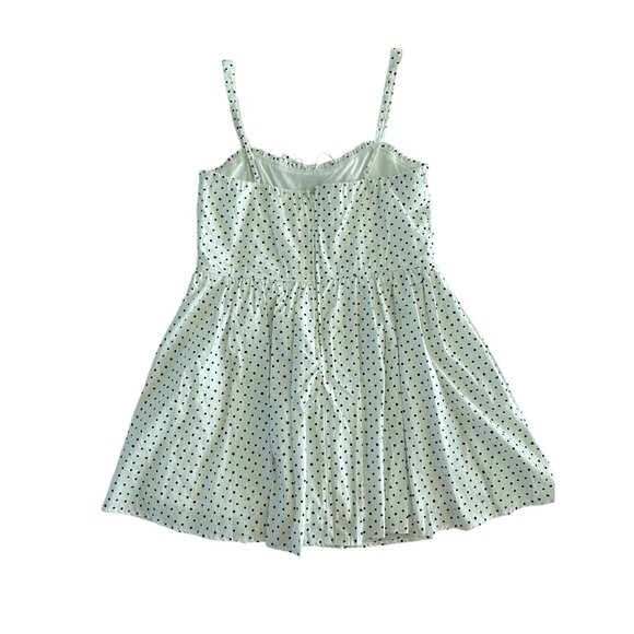 Altard State Paloma Polka Dot Mini Dress White Black Size XL Sleeveless NWOT $76 - Picture 9 of 10